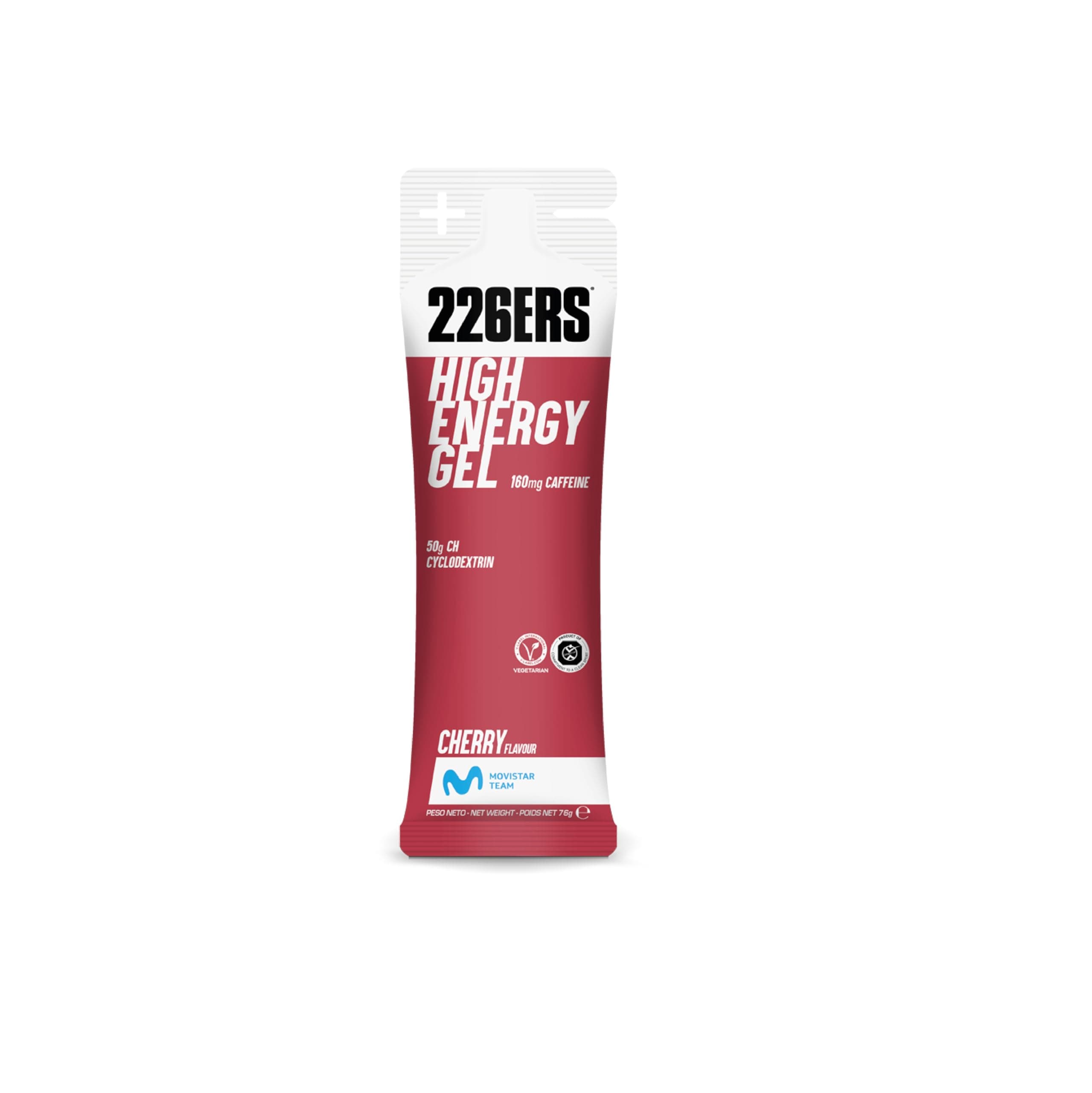226ERS Gel High Energy Cereza 76 g — 80 mg cafeína y 50 g ciclodextrina